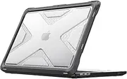 Fintie Case for MacBook Pro 13 Inch A2338(M2 M1) A2251 A2289 A2159 A1989 A1706 A1708 (2016-2023) - Heavy Duty Hard Shell Cover with TPU Bumper for MacBook Pro 13 with/Without Touch Bar, Clear
