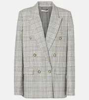 [Stella McCartney] Stella McCartney Prince of Wales check wool blazer AU 6 multicoloured