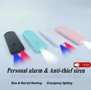 PERSONAL ALARM PANIC ALARM SELF DEFENCE ALARM LOUD UNIQUE RED AND BLUE STROBE
