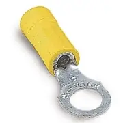 THOMAS & BETTS 10RC-14 1.16" Vinyl-Insulated Ring Terminal