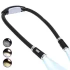 Spotlight Floodlight Reading Light Usb Rechargeable Hands-free Neck with 3
