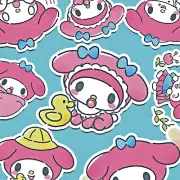 BABY MY MELODY Stickers, Journal & Calendar Stickers, Kawaii Sanrio Stickers