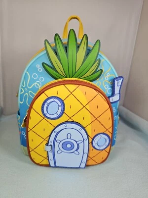 Loungefly Universal Studios Nickelodeon Spongebob Squarepants Pineapple Backpack