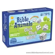 Bible Animals Click Clack Match Bible Games Central NEW Dice Card Game Ages 6 +