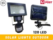120 LED Solar Lights Outdoor Motion Sensor Security Flood Wall Garden Lamp
