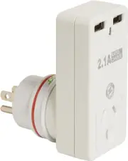 Korjo USA & Canada 2 x USB Travel Adaptor Plug USB 2X2US