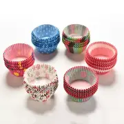 100Pcs Paper Cake Cup Liners Baking Cupcake Muffin Cases Wedding Xmas Party 'UU