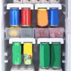 Hangable Beer Soda Storage Rack Refrigerator Slide Under Shelf for Kitchen