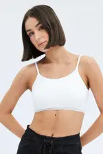 White Bralette Seamless - Size XS, Women's Bralette