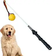 Flirt Pole Heavy Duty | Large Dog Teaser Pole | Interactive Puppy Tug of War Exercise Toy, Pet Training Stick for Lawn Backyard
