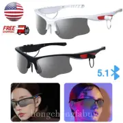 Smart Glasses Polarized Wireless Bluetooth Sunglasses Headphones Bone Conduction