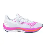 Mizuno Women's Wave rebellion Sonic White/Athena Running Shoes 411406.001D