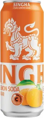 SINGHA YUZU LEMON SODA SPARKLING WATER | NO SUGAR | NO CALORIES | LIGHTLY SWE...