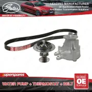 Gates Water Pump + Thermostat + Belt Kit for Toyota Hilux KUN126 KUN16 KUN26