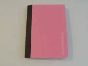Composition BOOK 5x7 Inch POCKET SIZE PINK COVER WIDE RULE 60 SHEET MADE INDIA