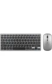Ultra Thin Wireless Keyboard And Mouse Combo Set 2.4G For Mac PC Maximum Comfort