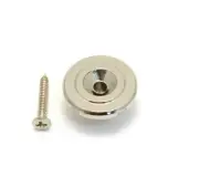 (1) Nickel Tall Style Round String Guide/Tree for Bass Guitar BSG-TR-N