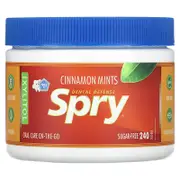 Xlear, Spry, Cinnamon Mints, Sugar Free, 240 Pieces