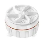 Mini Washing Machines Wheel Bubble Portable Turbine Washer for Socks Underwear H