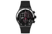 Swatch Women's The May Black Dial Watch - YVB413