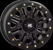 HL23 Wheel Matte Blk 15x7 4/137 5+2 +38mm Can-Am Maverick X3 R 4x4 17-21