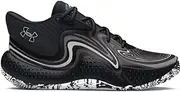 [Under Armour] Spawn 6 Mid Basketball Shoes EU 46, Black Light Grey, 46 EU