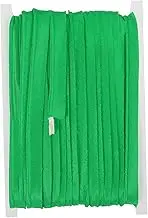uxcell Maxi Piping Bias Tape, 20 Yards Piping Trim with Cord Satin Binding Lip Cord Trim Fit for Sewing Garment Webbing Trimming Crafts Decorating - (Green)