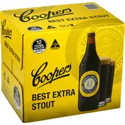 Coopers Extra Stout Bottles 750ml x 12 Pack
