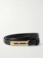 [The Row] The Row - Kuk Leather Belt - Black - M M Black