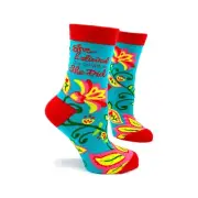 Fabdaz She Believed She Could, So She Did Women's Crew Socks