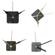 Classic Quartz Clock Movement Mechanism Black Metal DIY Parts Pointer Kit HOT