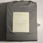 CASALUNA Temperature Balancing Sheet Set , 300 Thread Count - Dark Grey QUEEN