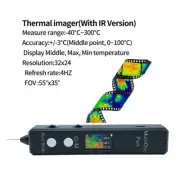 Portable 3 in 1 Multifunctional Tester Oscilloscope Multimeter IR Thermal Imager