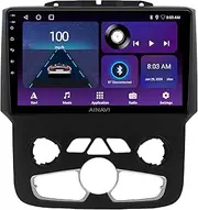 for Dodge Ram 1500 2500 3500 2013-2018 Car Stereo Upgrade with (Auto AC Climate Control) Touchscreen Radio Replacement Kit DSP (2GB+64GB) Buitl-in Wireless CarPlay Android Auto GPS Navigation