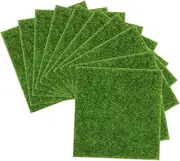 HANABASS Simulated Moss Decoration Fake Grass Mats Pcs Miniature Moss for DIY Micro Landscape