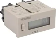 Digital Electrical Counter Totalizer LCD Display Accurate Long Service Life 6-Digit (0.0 Hours)