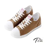 【T2R】增高7CM經典款休閒氣墊帆布鞋(7100-0010咖啡)