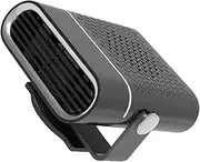 HORIALENCE Electric Car Heater Purifier Defroster Portable Windshield Heating Fan for Auto Home Fast Defogging Cooling Functions Easy Installation Design