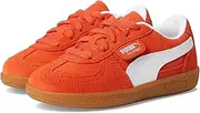 Unisex-Child Palermo (Little Kid) Sneaker, Redmazing/Puma White, 10.5 Little Kid