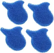 OHPHCALL 4pcs Washing Machine Sticky Wool Balls Dryer Hair Catcher Pet Hair Laundry Remover Tangle-free Wide Compatibility