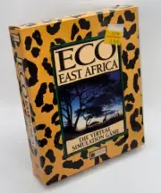 ECO EAST AFRICA Virtual Simulation Game - PC CD, 1995 - SEALED BIG BOX - VIRIDIS