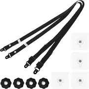 Abaodam Tv Safety Straps for Baby Proofing No Drill Mounting Secure Furniture Straps Anti-Tipping Easy Install Home Safety Kit Adjustable