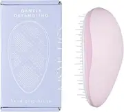 KISMETICS - Hand Grip Brush, For Gentle Detangling, Detachable Brush Pad for Easy Cleaning, Non-Slip Hand Grip Design, Detangler Hairbrush for Wet or Dry Hair. Multi-Purpose Hand Grip Detangler (Pink)