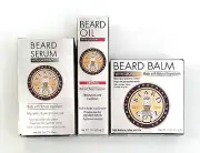 BEARD GUYZ 3pc - Beard Oil 2 floz, Beard Serum 1 floz & Beard Balm Set 3oz - NEW