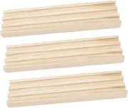 ERINGOGO Domino Rack Set for Mexican Train Wood Tile Holders Display Trays Easy to Use