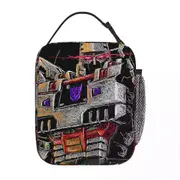 c412 Transformers Autobots Lunch Bags Insulated Lunch Tote Portable Bento Box Leakproof Picnic Bags for Woman Work Children School k412