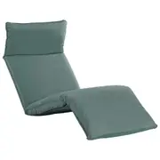 vidaXL Foldable Sunlounger Oxford Fabric Grey