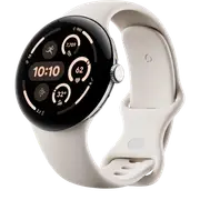 Google Pixel Watch 3 Wi-Fi 45mm (Silver with Porcelain Active Band)