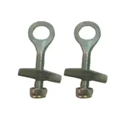 Chain Tensioner Bicycle Adjustable Fixed Gear Silver Steel Tightnening