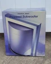 Sharper Image Powered Subwoofer Sa251 w/Universal Input - NEW
